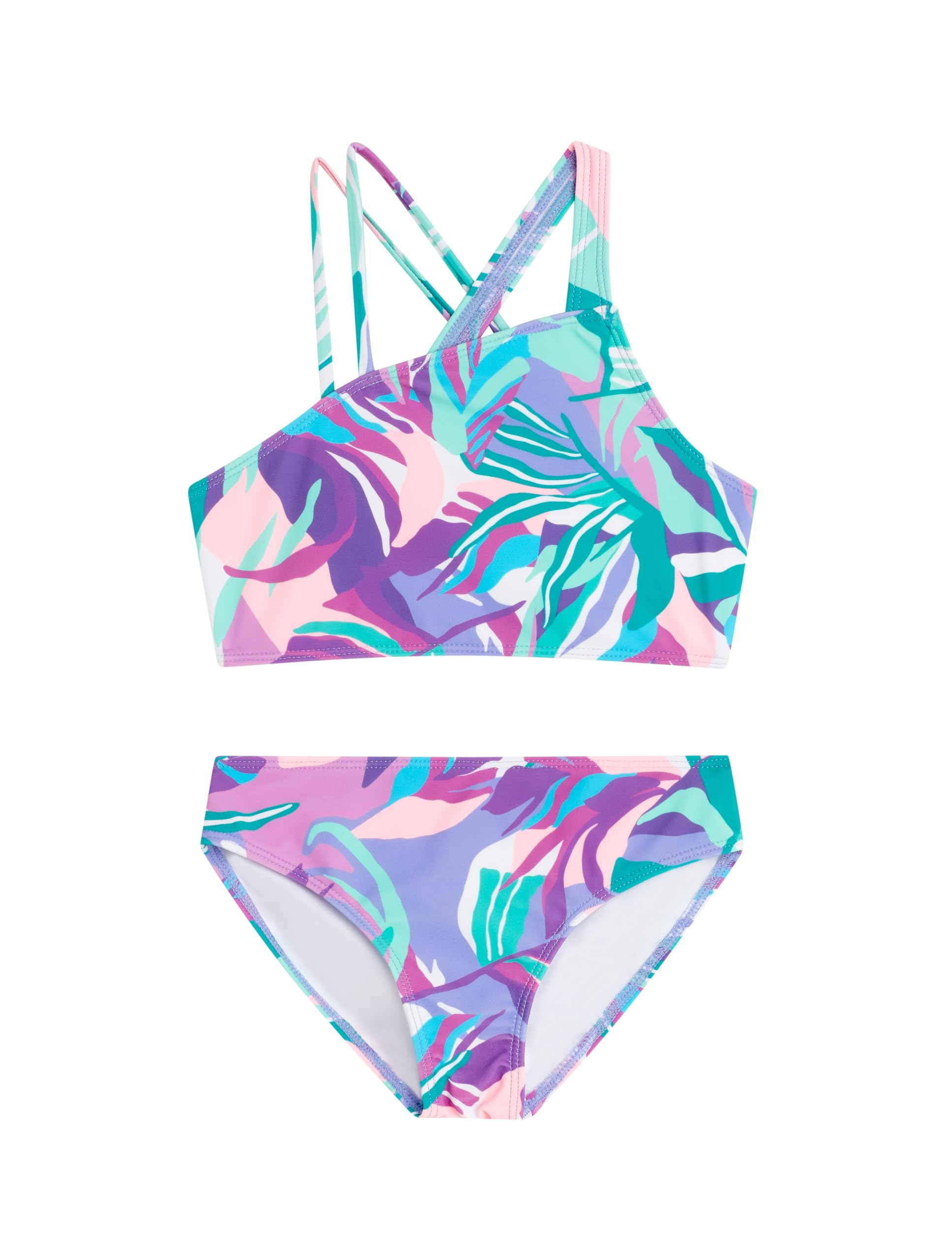 Kanu Surf Girls' Julia UPF 50+ Beach Sport Angle Bikini