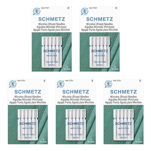 SCHMETZ Microtex Sharp Sewing Machine Needles - Quilting & Topstitching