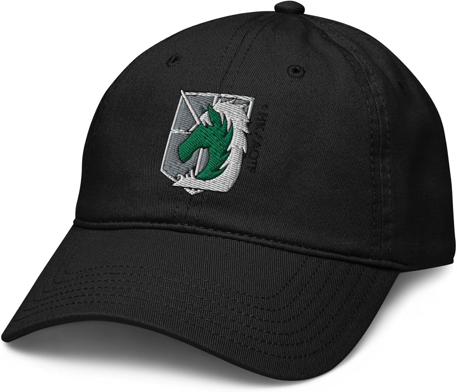 Anime Embroidered Military Unicorn Shield Adjustable Baseball Hat
