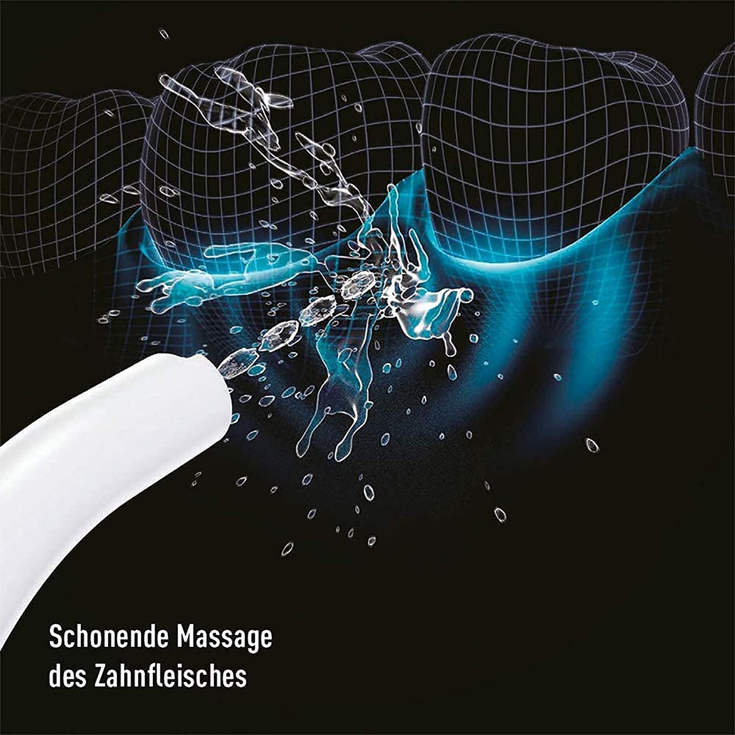 Irrigatore odontoiatrico a Filo flosser Professionale Irrigatore odontoiatrico Dentale - Portatile e Ricaricabile IPX7 Impermeabile 5 modalità flossing dell'Acqua con Serbatoio dell'Acqua Pulita