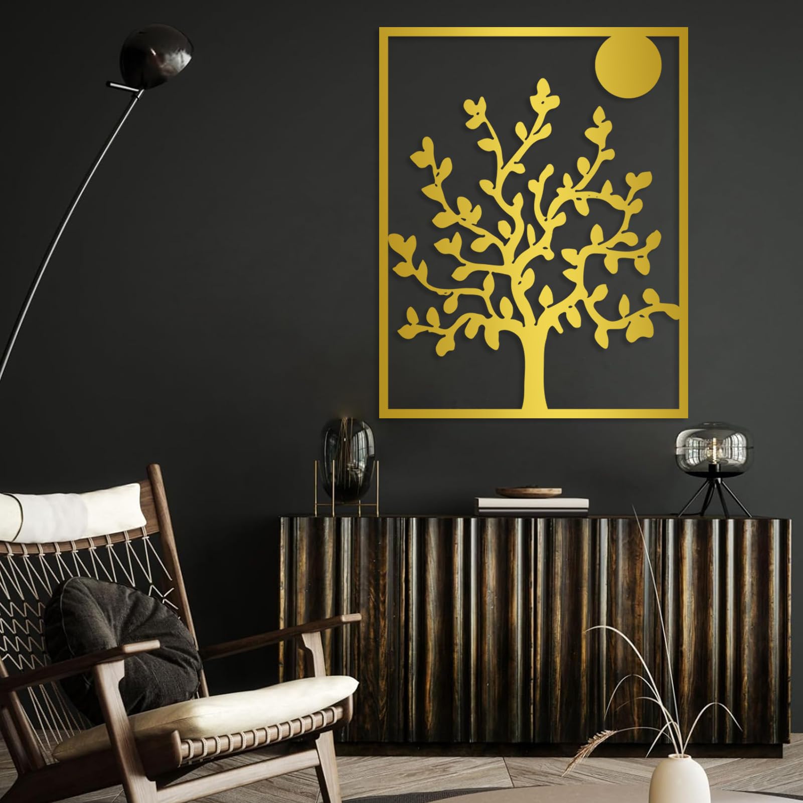 Arte de pared de árbol de la vida, arte de pared de metal árbol de la vida, decoración de pared de árbol de la vida, decoración de pared de árbol genealógico, decoración de pared de árbol de metal