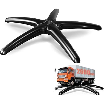 Sytopia SYT-Base Office Chair Base 200 kg Extra Sturdy Metal Base 70 cm Diameter Office Chair Base Metal Compatible with 11 mm x 22 mm Wheels and 50 mm Gas Spring