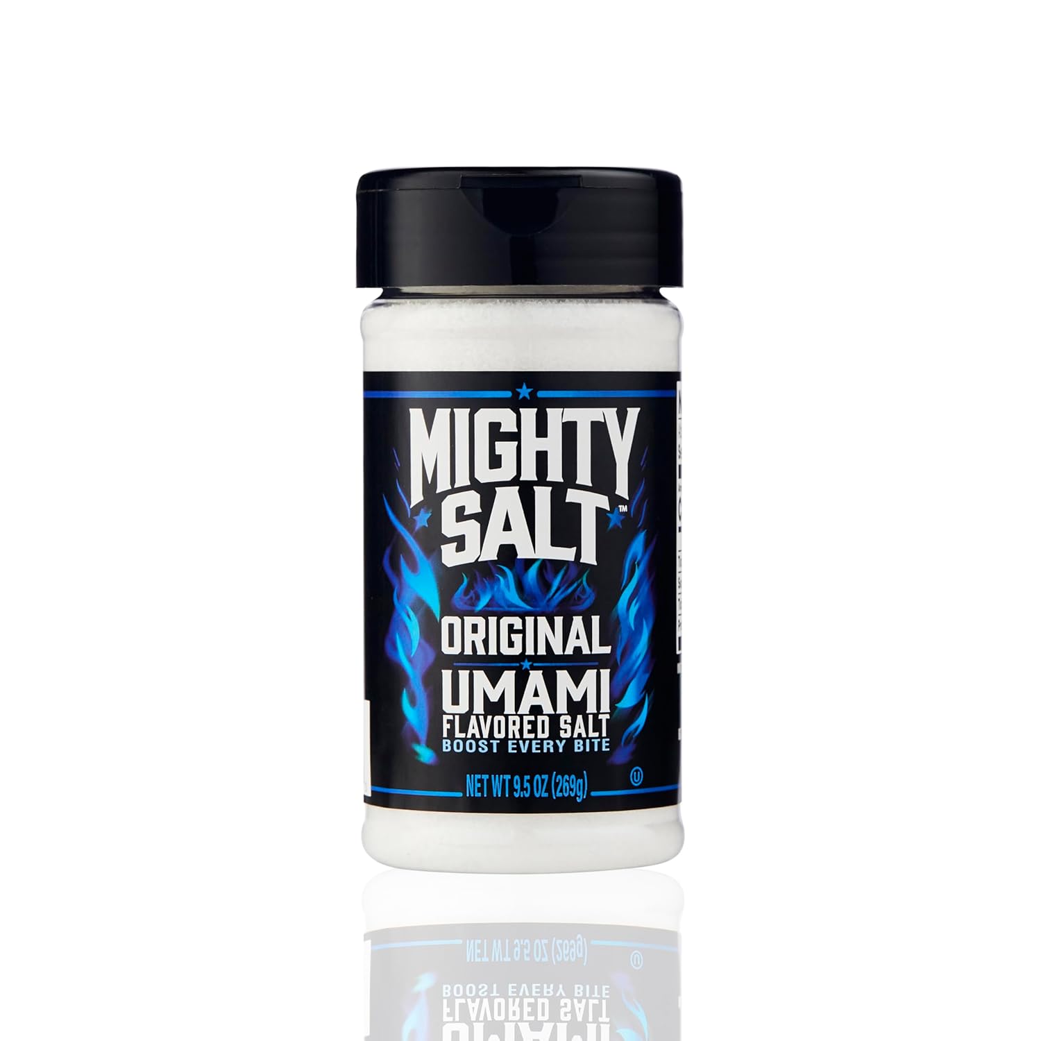Mighty Salt Garlic Umami Flavored Salt, 7.7 Ounce (Pack of 6)