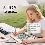 Drawing Pencils Sketch Pencils 26 Piece Sketching Pencils Set Professional Art Pencil Graphite Drafting Pencil Drawing Pencil for Adults Artists Beginner
