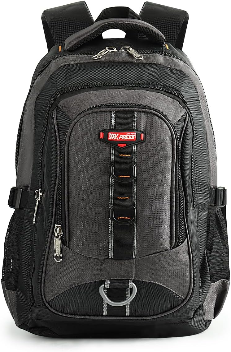 Travel Backpack Carry on Flight Approved for Man Women,Lightweight,Waterproof Backpack,Fits 17 Inch Computer#Grey