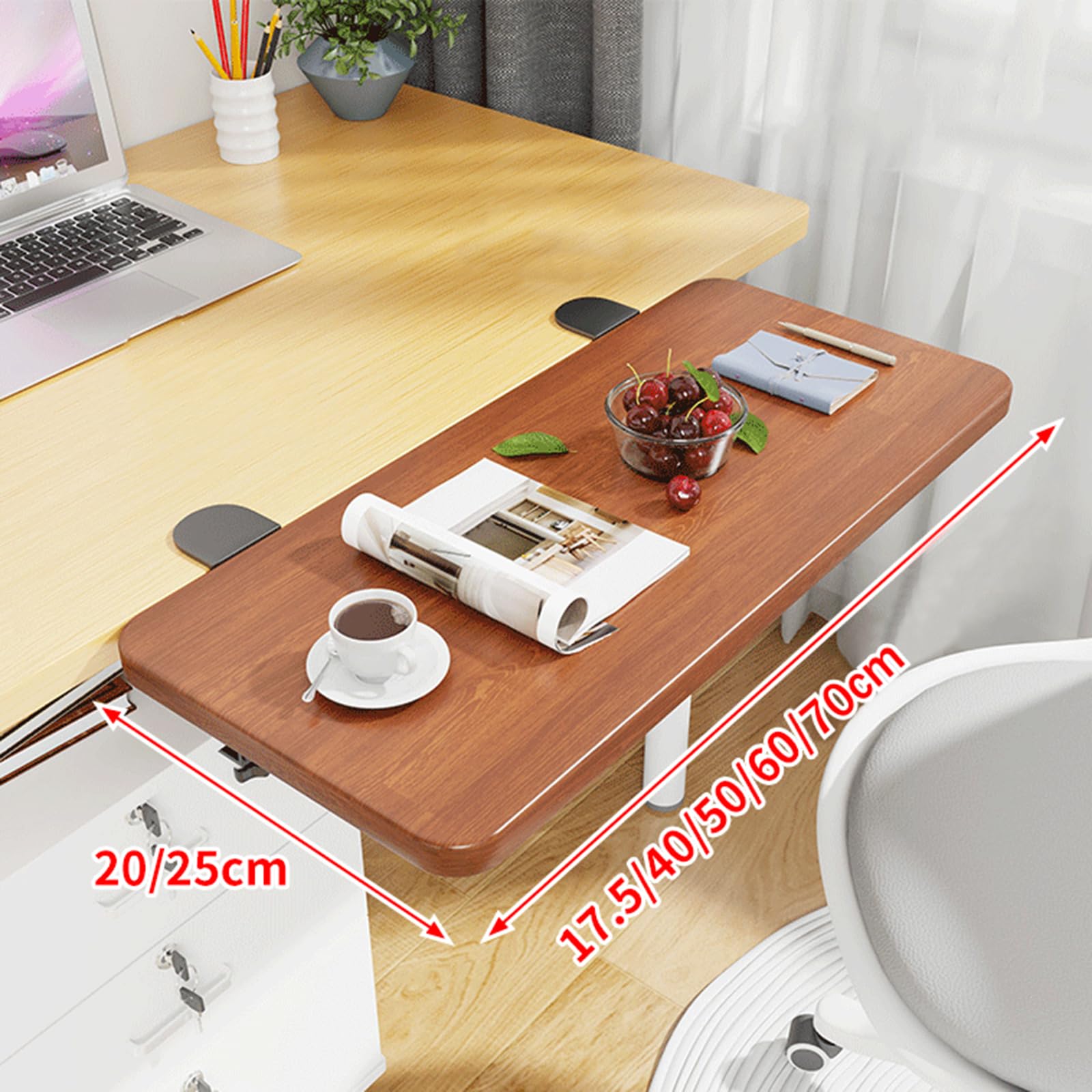 ExtensióN De Bandeja De Teclado Plegable,ExtensióN De Escritorio para Teclado,Extensor De Teclado para Escritorio,No Es Necesario Perforar FáCil InstalacióN para El Hogar Y Oficina