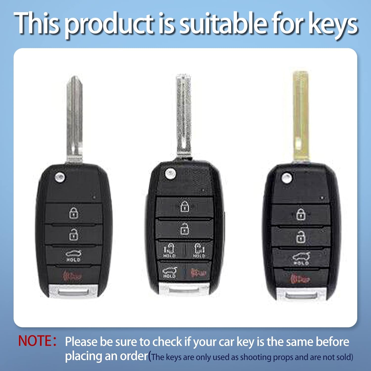 Black zinc Alloy Smart Key Case Cover Compatible with KIA Forte Optima Rio Sedona Sorento Soul SPORTAGE Keyless Car Remote Accessory