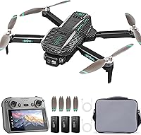 Punieayi ZY80 PRO GPS Drone with 4K Camera, 90 Min Flight Time, FPV 5-Inch LCD, Auto Return, Foldable for Beginners