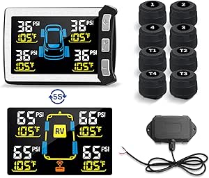 Masoll RV/Trailer Tire Pressure Monitoring System, Tire