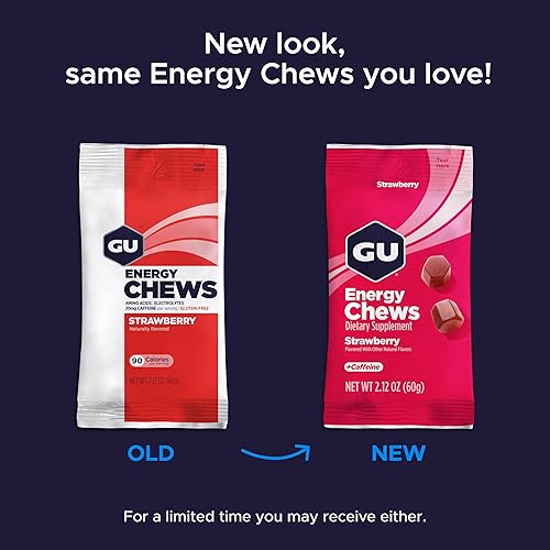 Miniatura 7 de GU Energy Masticables, paquete mixto de gomitas con electrolitos, veganas, sin gluten, sin cafeína y sin lácteos, energía para cualquier