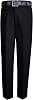 S.H. Churchill & Co. Boys Comfort Waist Dress Pants and Belt - Black, 18
