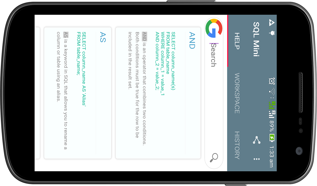 SQL Mini-SQLite DB,Android SQL - App on the Amazon Appstore