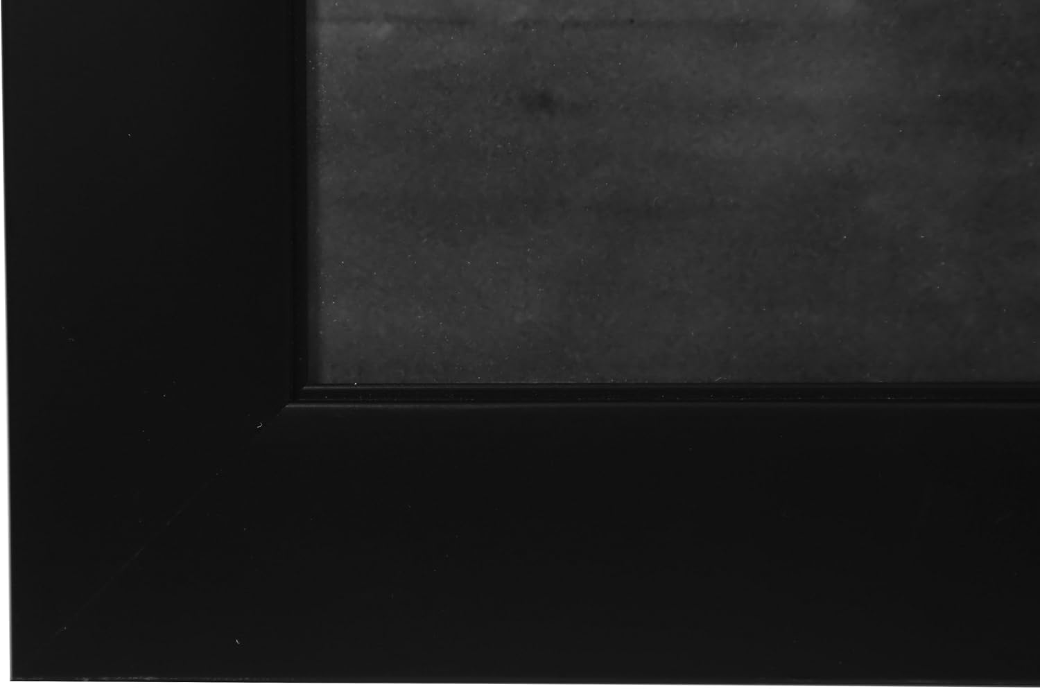 Gallery Solutions 20x30 Black Flat with Inner Ridge Large Wall Frame