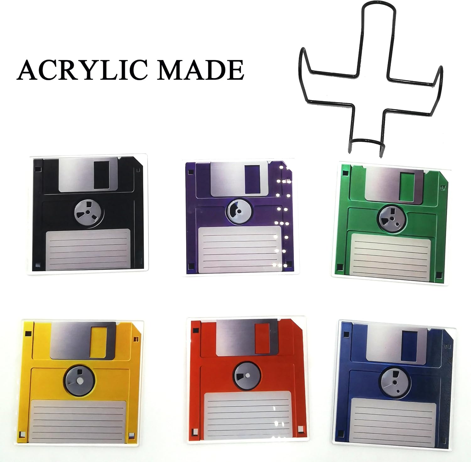 Coaster Set - Drink Coasters - Cup Holder Coasters for Drinks - Cup Coasters Set (11.2 Acrylic Soft Disk 6) image 3