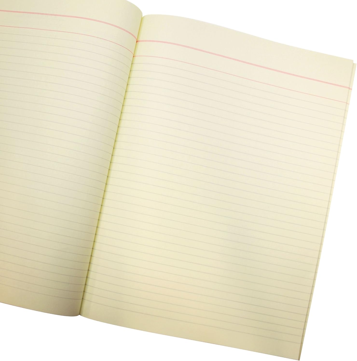 ツバメノート Tsubame A5004 Notebook, A4, Horizontal Ruled, 0.3 inches (7 mm) x 34 Lines, 50 Sheets, Cream, Gray