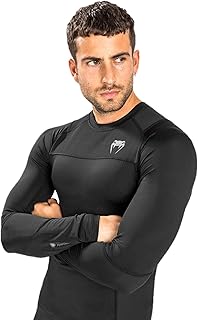 G-fit Air Rashguard-Camiseta de Manga Larga, Color Negro, Small para Hombre