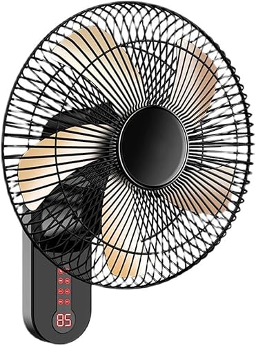 Miniatura 1 de MObyat Ventilador de pared de alta velocidad con control remoto, ventilador de pared de 16 pulgadas para gimnasios, oficinas y almacenes, ventilador