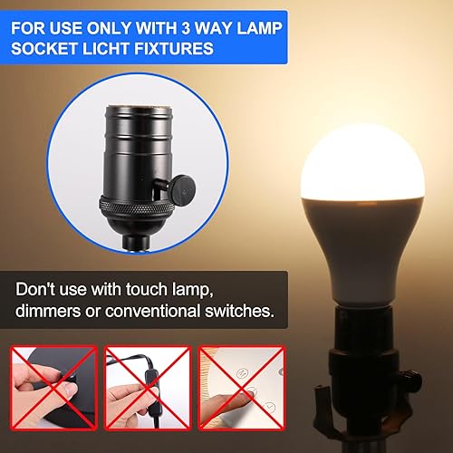 Miniatura 5 de Bombilla LED A 21 súper brillante con 3 niveles 50100150W, 80016002200 lúmenes, 2700K blanco suave, no graduable, base E26, registrada en UL, 2