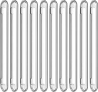 Vista 11 de Parachoques transparentes para muebles 4 unidades (2 largas y 2 cortas) - Almohadillas de pared protectoras de goma de silicona con respaldo