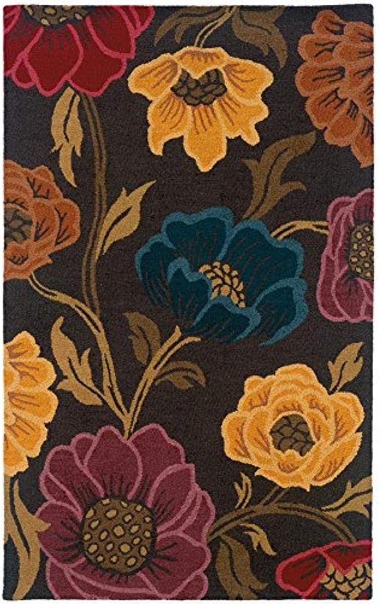 Heirloom Rugs Floral Garden Rug, Grey/Multi, 3' 6 x 5' 6""