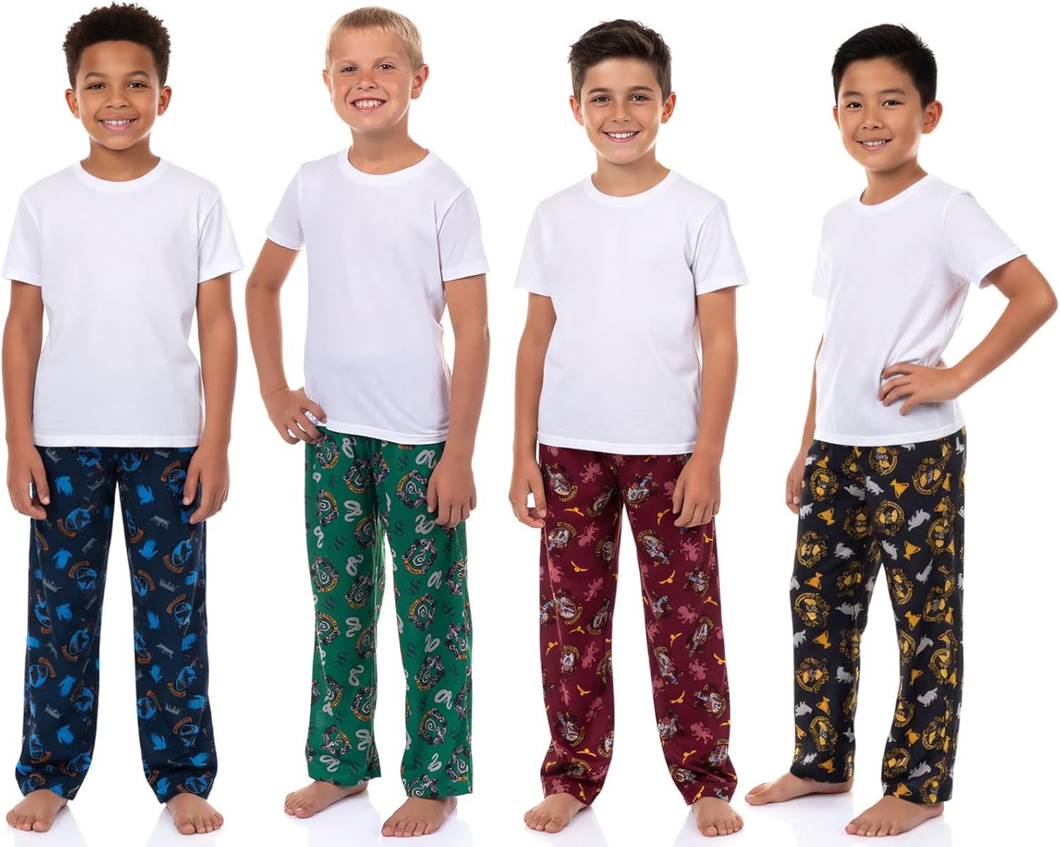 Harry Potter Pajamas Boy's House Crest Icons Lounge Pj Pants - Image 5
