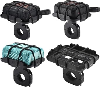 Bike Speaker Mount Compatible with JBL Go 5/Go 4/Go 3 Ultra Portable Speaker,Bicycle Handlebar Rail Bracket Holder Adapter with Elastic Silicone Cover for Secure & Safe