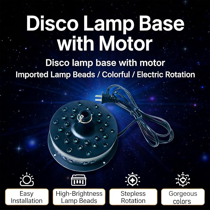 Motor para Bola Espejada Fabater con Luz y Control Remoto miniatura 8