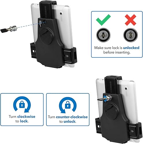 Miniatura 4 de Mount-It! Quiosco universal antirrobo del soporte del piso de la tableta - Soporte de piso del quiosco ajustable en altura - Soporte de montaje
