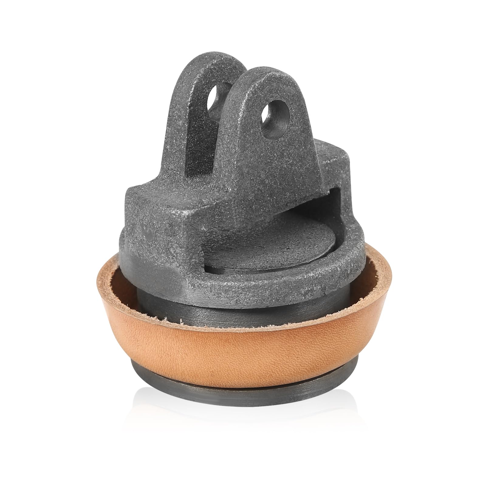 Handpumpe Ersatzkolben Mit Lederdichtung - Robuster Gusseisen Kolben Für Typ 75 Pumpen