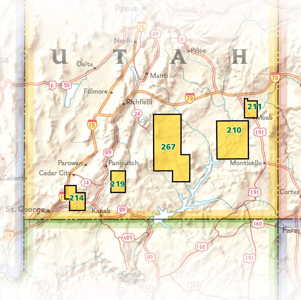 Utah National Parks (Map Pack): Trails Illustrated Maps (National Geographic Trails Illustrated Topographic Map)