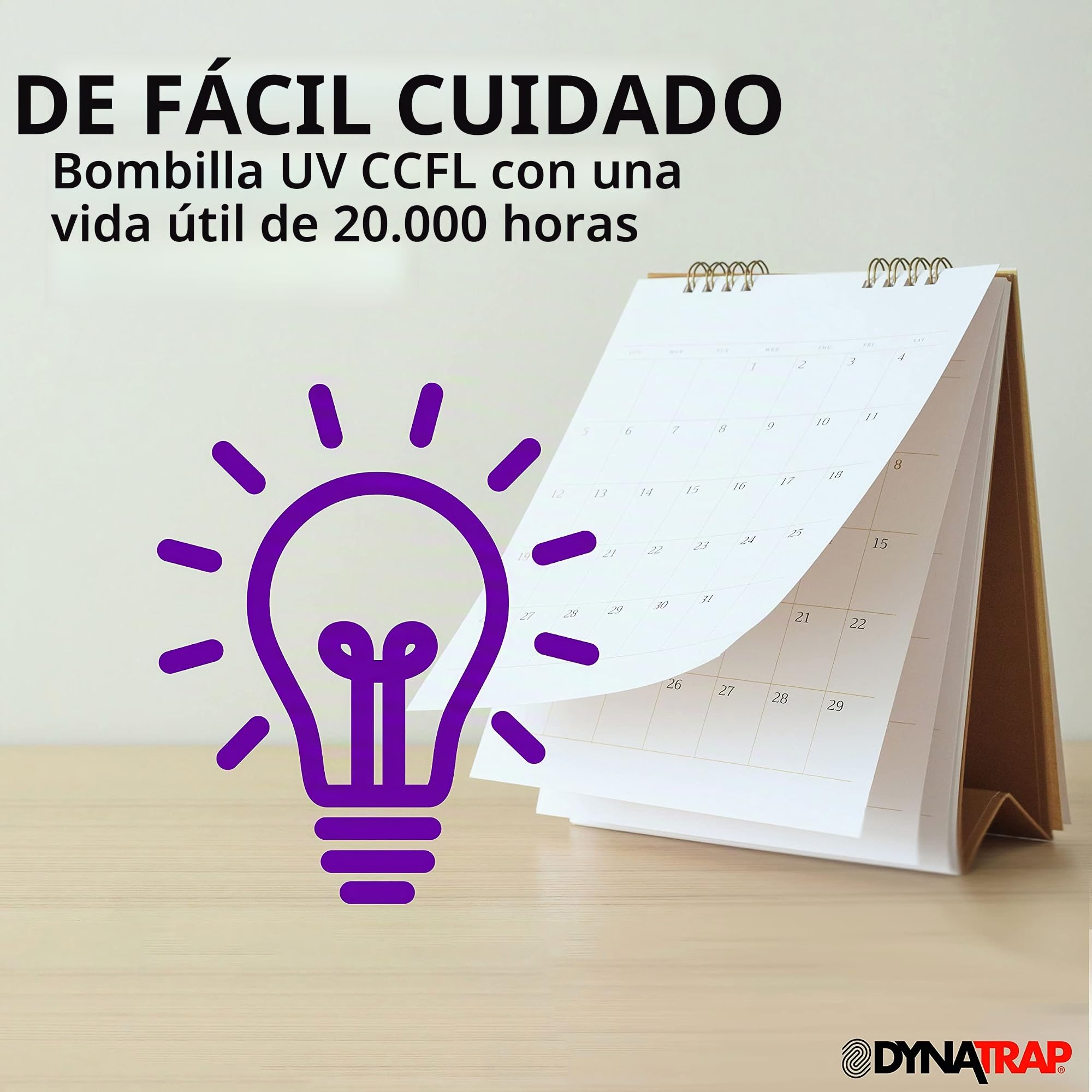 DynaTrap DT160-TUNSR - Trampa para mosquitos de 1/4 acre y trampa para insectos voladores – Mata mosquitos, moscas, mosquitos, avispas y otros insectos voladores – Eliminador de mosquitos y
