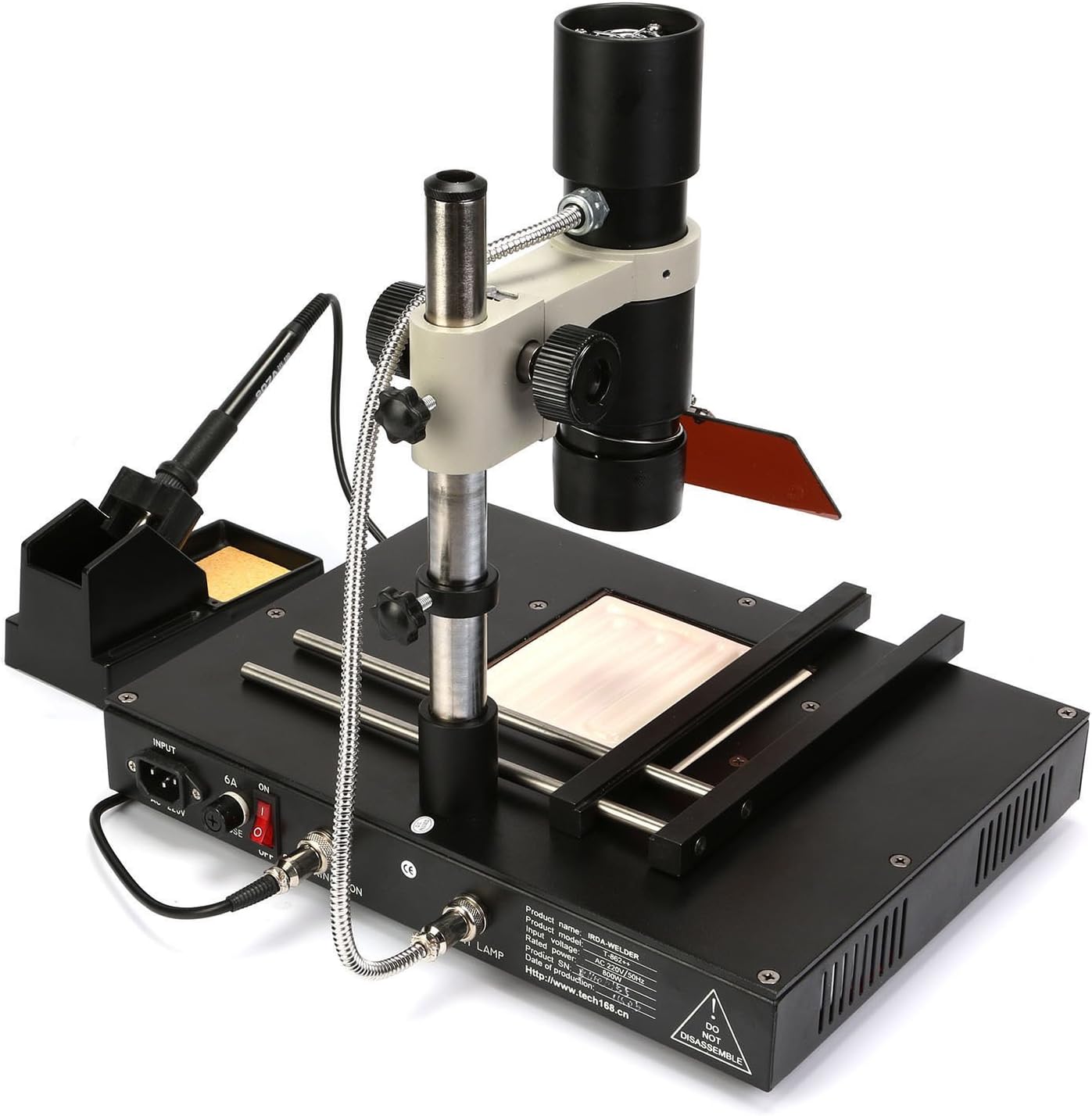 New T862++ BGA Rework Station Infrared IRDA Welder Soldering Welding Machine US Stock