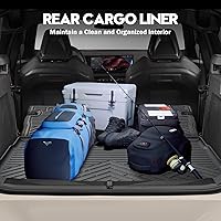 Vista 6 de KUST Alfombrilla de carga para maletero para BMW X3 2025 2026, forro de carga trasera de goma con alfombrilla de respaldo para accesorios X3