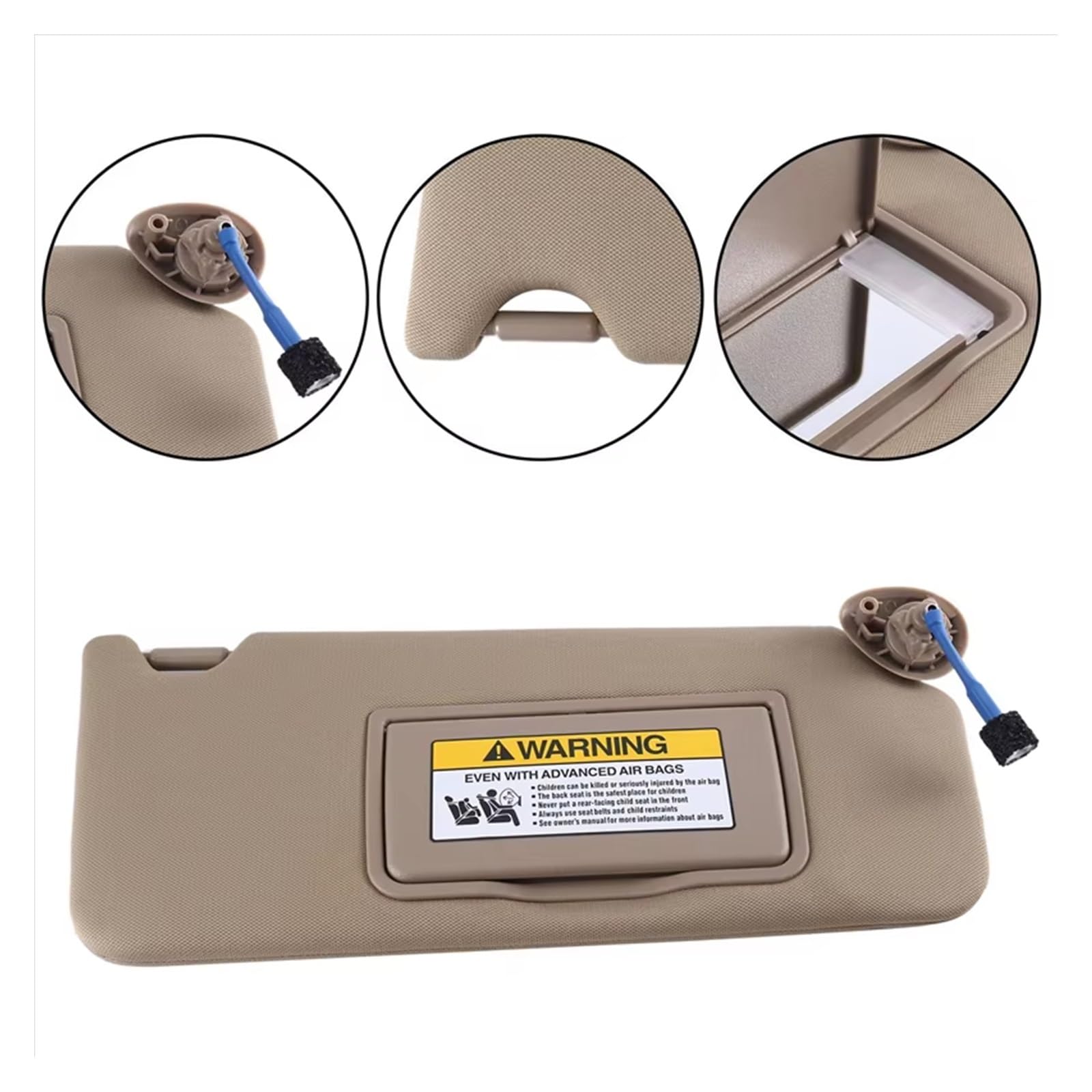 Per Accord 2008 2009 2010 2011 2012 83280-TA5-A51ZA Parabrezza per auto Parasole Lato passeggero destro Tendine Parasole Auto