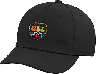 Groovy Social Emotional Learning Teacher SEL Teacher Adjustable Baseball Hat