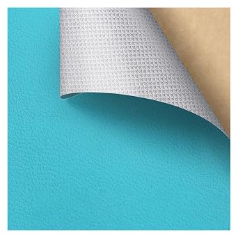 Self Adhesive Leather Repair Patch, PU Leather Rip Repair Kit for Car Seat Couch Sofa Boat Seat Chair HandbagSky Blue,19.7X54.3inch