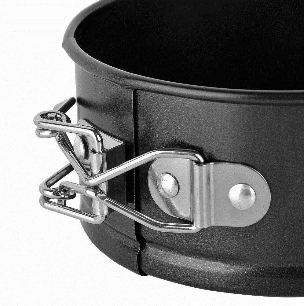 LKOP 4pcs Mini Springform Pan Small Nonstick Cheesecake for Pizza Quiches 4" Cake pan Cake pans Cake Cheesecake pan Cake pans sets for baking Baking pans sets nonstick Cake pan set