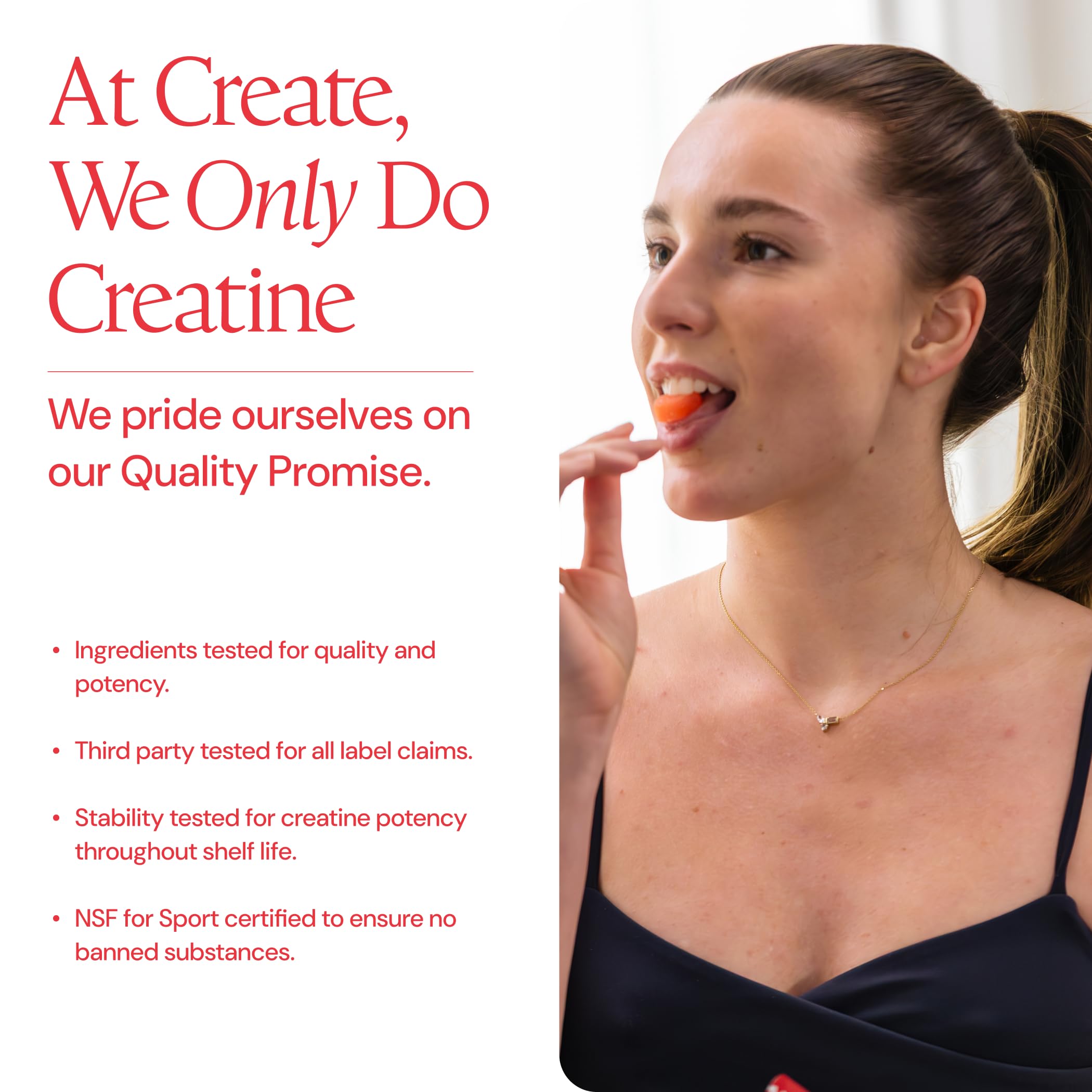 Create Creatine Monohydrate Gummies for Women and Men, Sour Cherry, 90ct — Amazon image 5