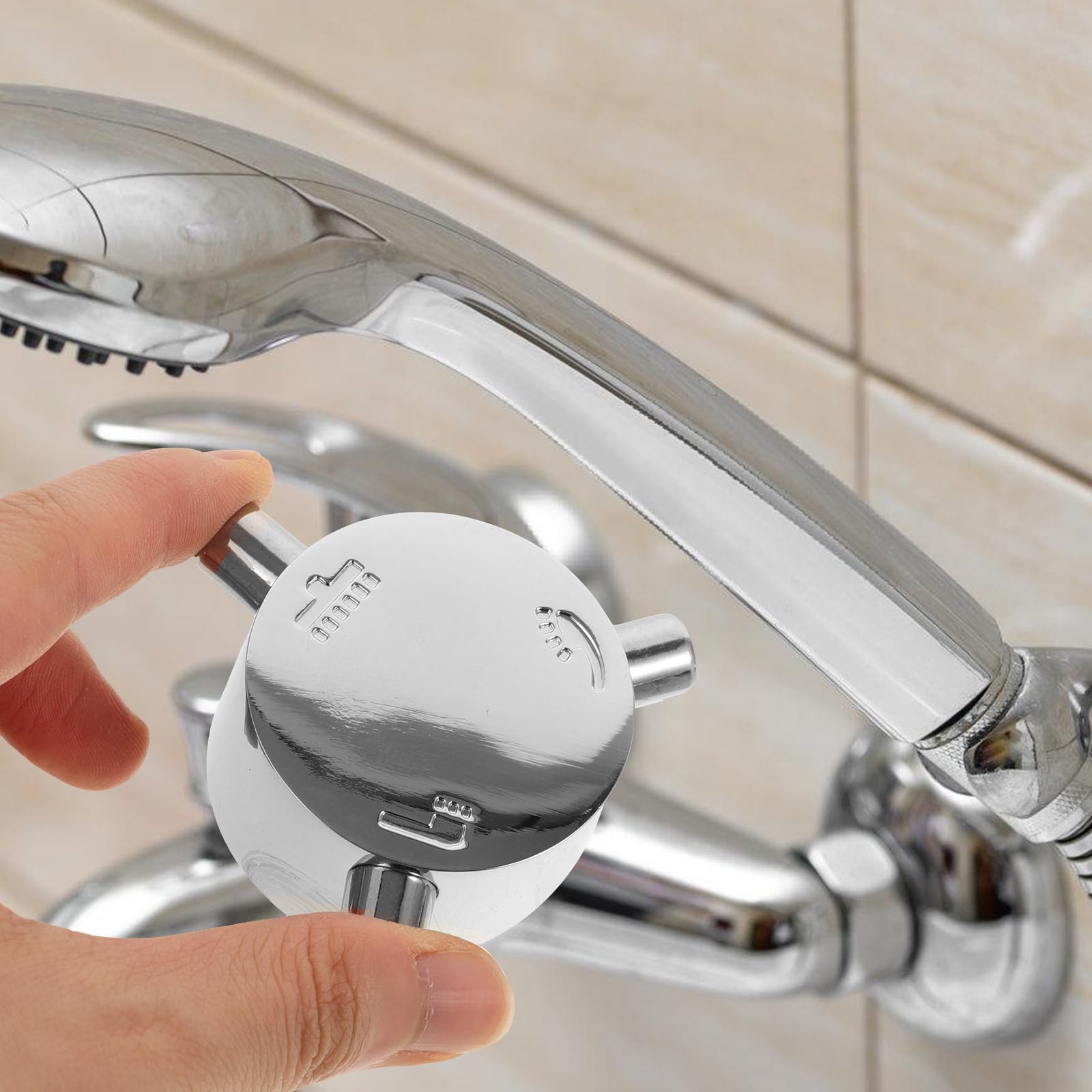 DOITOOL 1 set classico rubinetto maniglia per cucina bagno design in metallo durevole superficie liscia manopola per un facile utilizzo unico finitura colorata pratico accessorio per il bagno