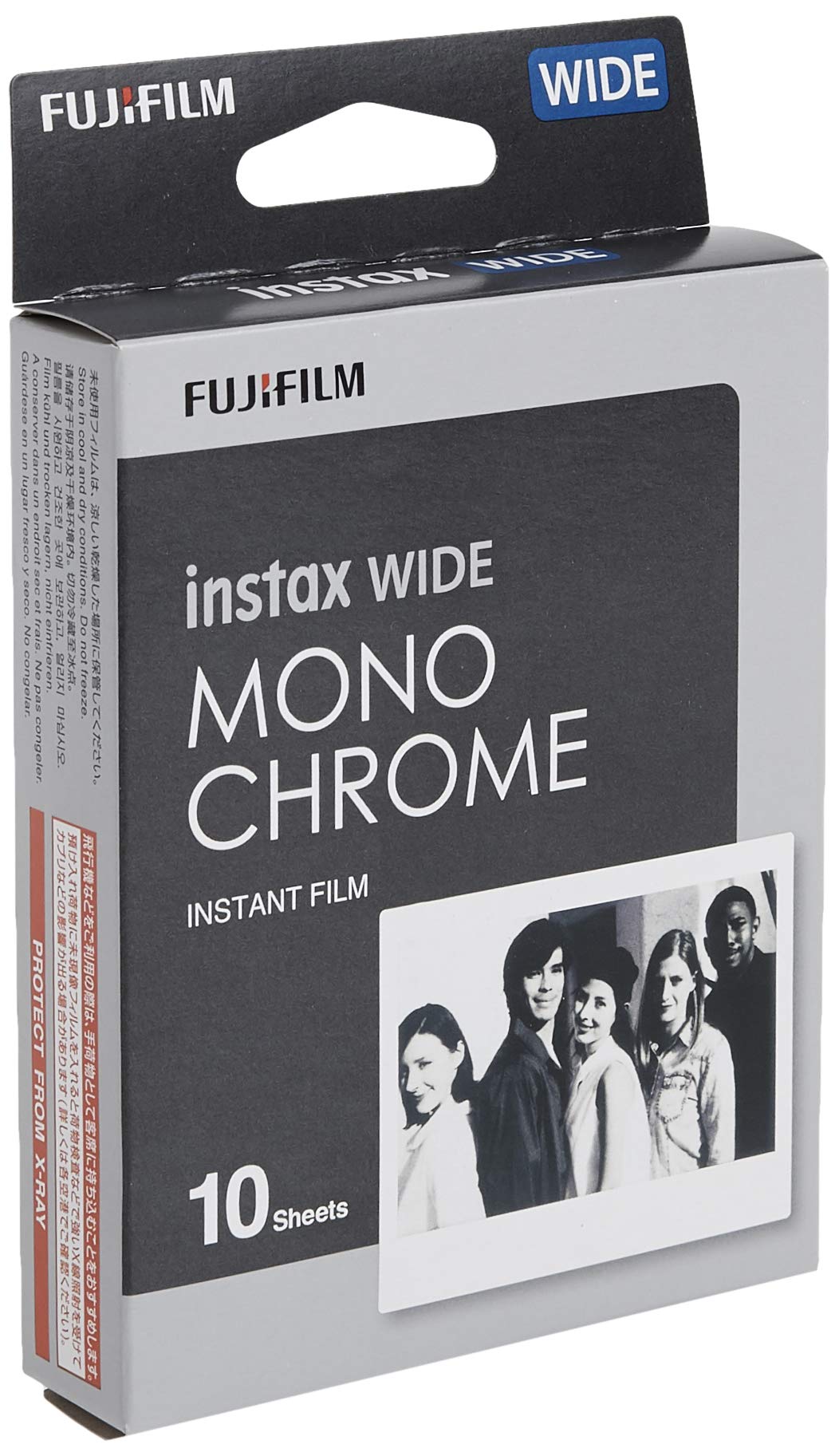 Film Instax WIDE Fujifilm - Format 99x62mm - Bipack 10+10 Photos - Pour Appareils WIDE