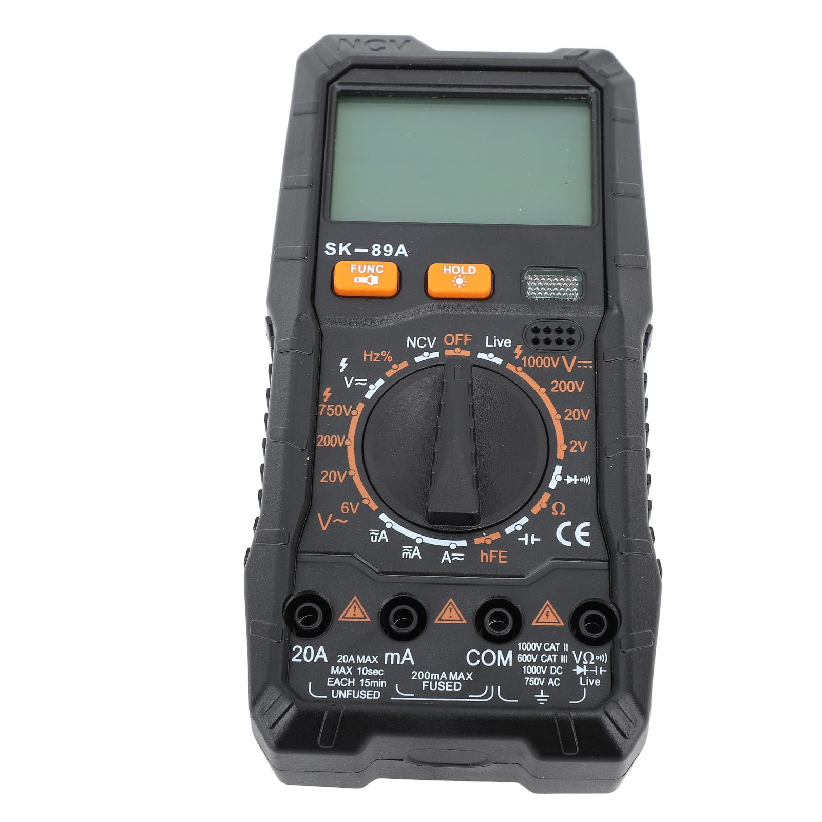 Auto-Ranging-Digitalmultimeter mit Spracherinnerungsfunktion, Tragbarer Elektrischer Tester für Präzise Messungen, Ideal für Heimwerker, 2 X AAA-Batterien Im Lieferumfang Enthalten