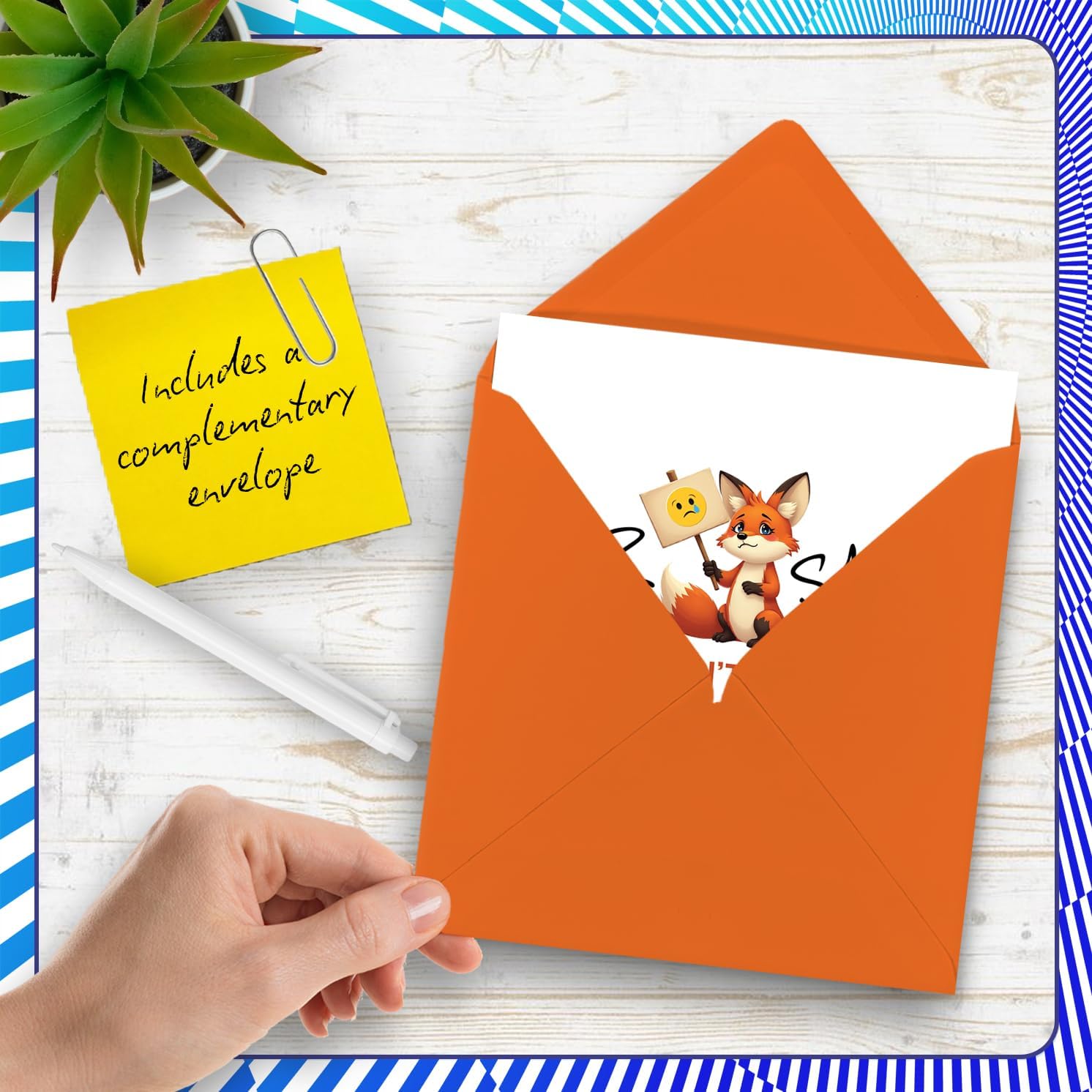 Funny Leaving Card for Colleagues Women Men - For Fox Sake - Sorry Your Leaving Good Luck In Your New Job Card, 145mm Congratulations Greeting Cards