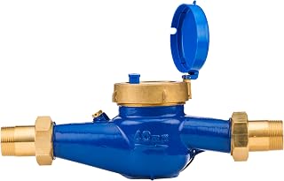 Hunter HC-150-FLOW HC Flow Meter, 1-1/2 Inch Male NPT, US Gallons | HC Flow Meter, 1-1/2 Inch Male NPT, Measures U.S. Gallons, HC, HPC, Pro-HC, HCC, Hydrawise Station Flow Rates and Totals