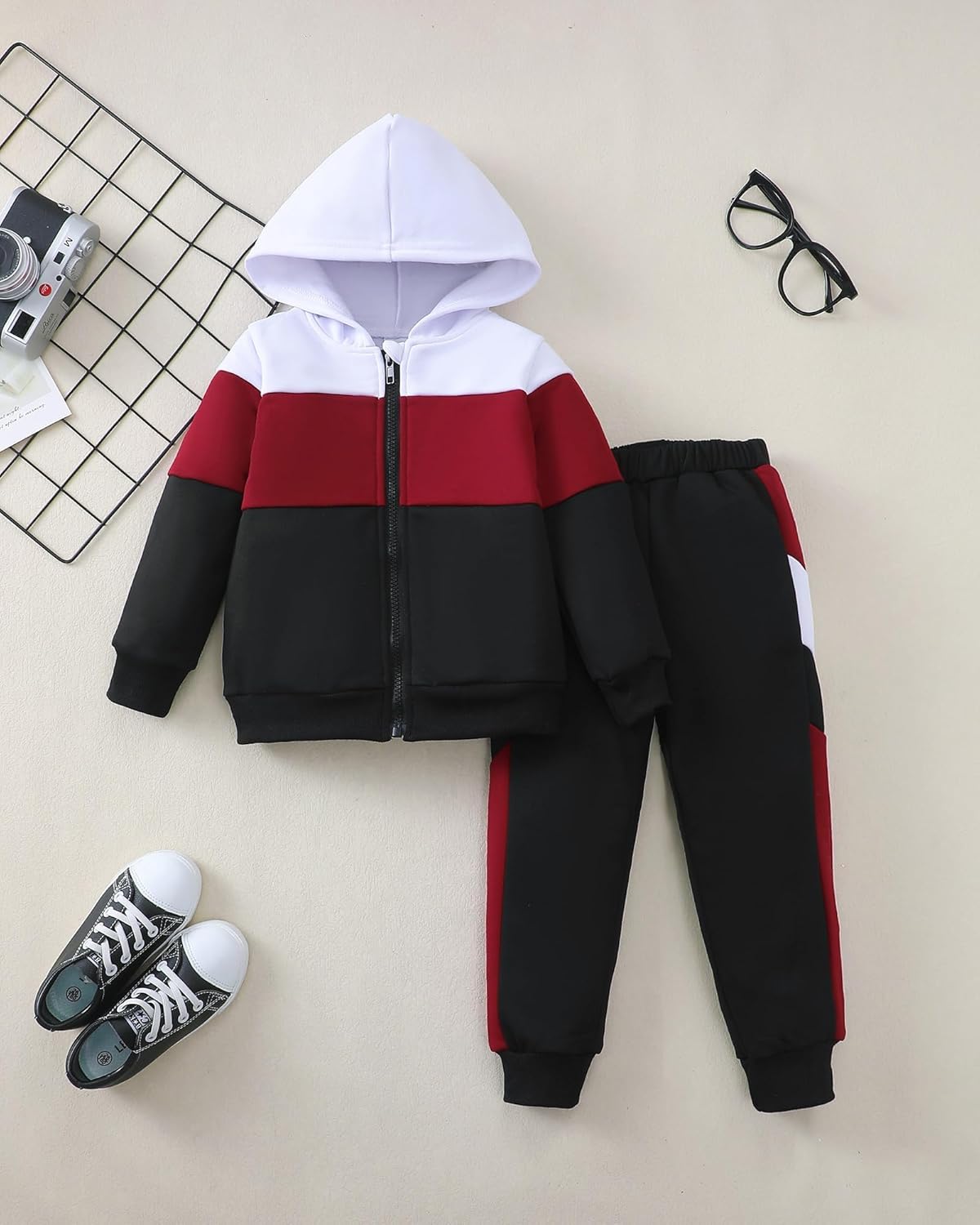 Toddler Boy Clothes Fall Winter Outfits Boy's Tracksuits Hoodie Sweatshirt Tops Sweatpants Zipper Coat Jacket - Image 6