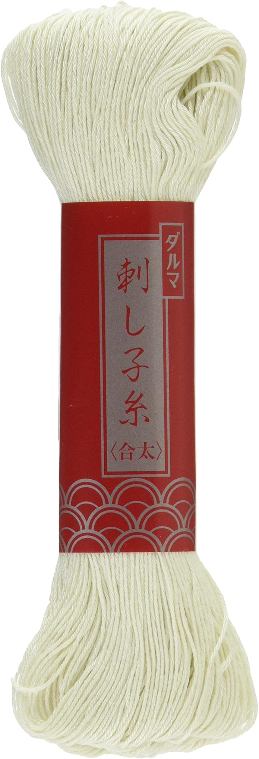 Sashiko Thread JUMBO Skein, 100 meters - Color #102 "Natural" - Japanese Quilting & Embroidery