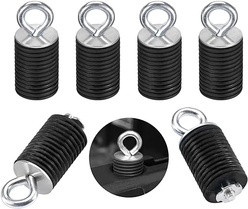 KEMIMOTO UTV Tie Down Anchor Compatible with Polaris Ranger 1000 XP 900 XP 800 700 500 570 General 1000 Lock Mount, Bed Anchors Accessories with 1-7/16" Hole (6 Pcs, Black)