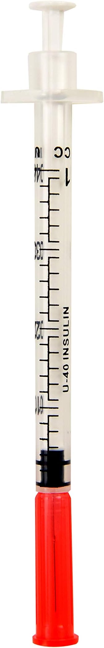 Brandzig U-40 Pet Insulin Syringes 29G 1cc 1 / 2 & quot؛ 100 عبوة
