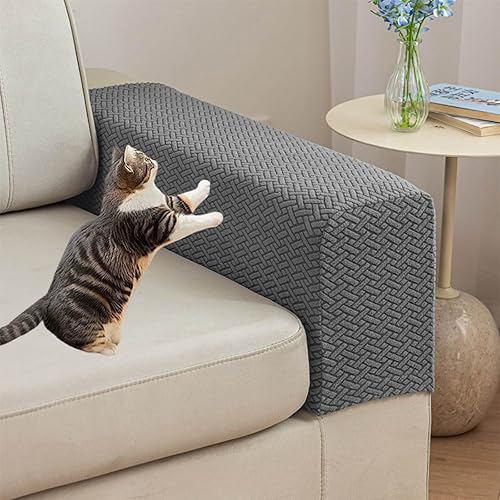 Miniatura 33 de Fundas de cojín de sofá y funda de sofá para sofás seccionales, fundas de sofá reversibles antideslizantes, lavables, a prueba de mascotas, Café