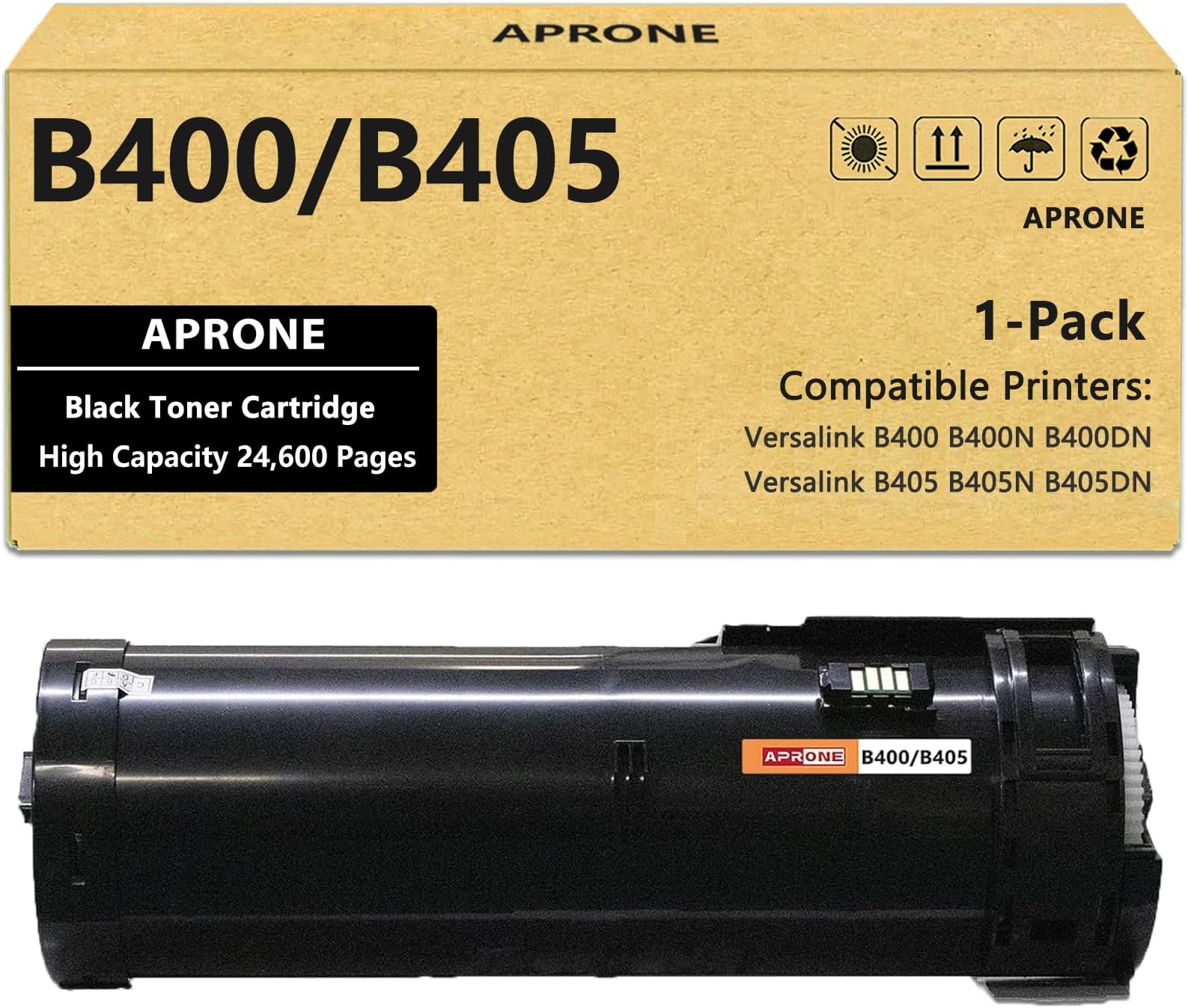 VersaLink B400 B405 Black Toner Cartridge 106R03584 Replacement for Xerox VersaLink B405 B400 B400DN B400N B405DN Printer (24,600 Pages, Extra High-Yield)