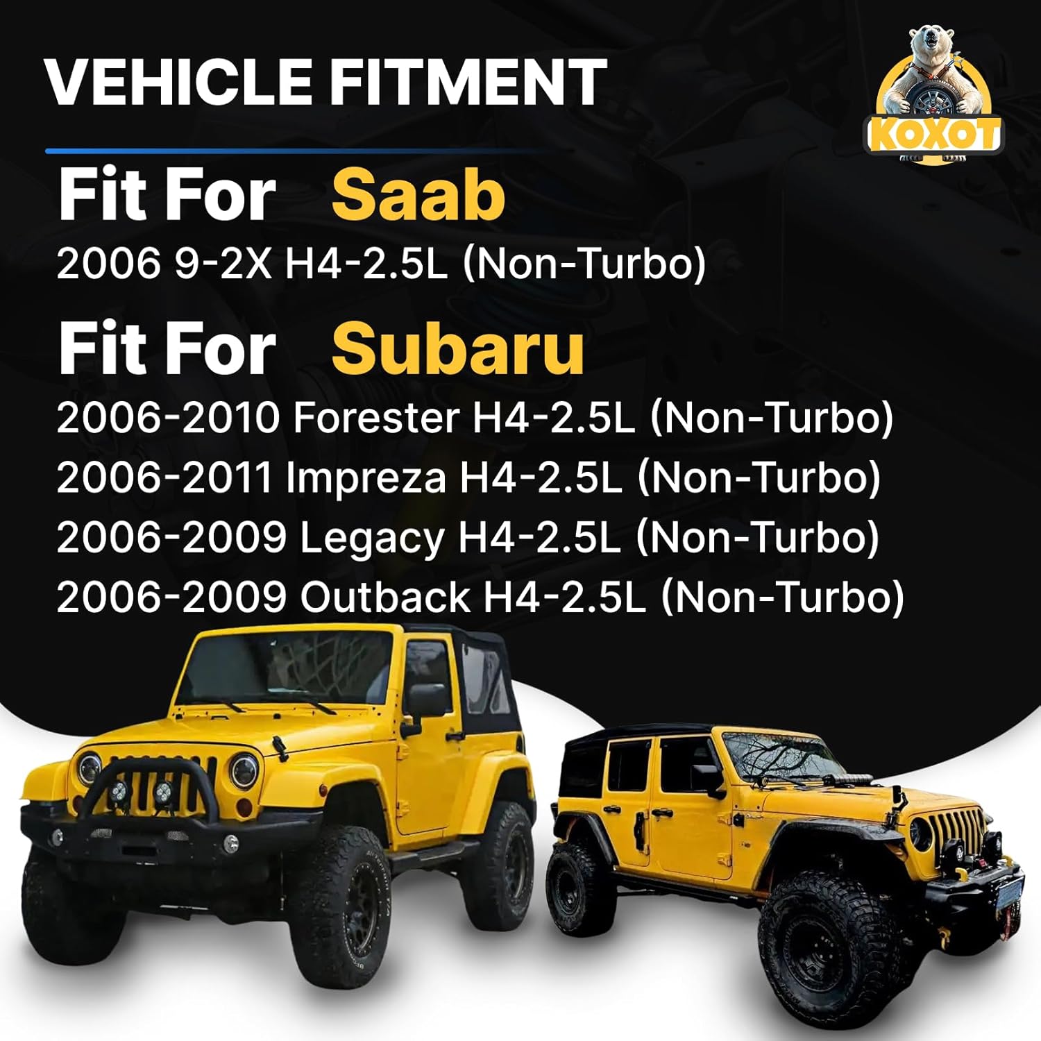 Oxygen Sensor Upstream Downstream O2 Sensor 2Pcs Fit for Saab 9-2X H4-2.5L, for Subaru Forester Impreza Legacy Outback 2006 2007 2008 2009 2010 2011 Replace# 234-9123 234-4445 Oxygen sensors